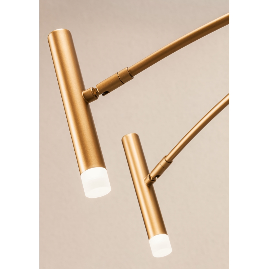 Redo 01-3448 - RAYEN LED πολυέλαιος σε ράβδο, ρυθμιζόμενος, 60W/230V, CRI 90, χρυσός