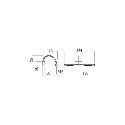 Redo 01-3464 - Φωτιστικό πίνακα LED KENDO LED/6W/230V 34,4 cm CRI 92 λευκό