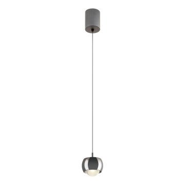 Redo 01-3551 -  Κρεμαστό φωτιστικό οροφής LED AVES LED/12W/230V διάμετρος 9,6 cm CRI 90 ανθρακί