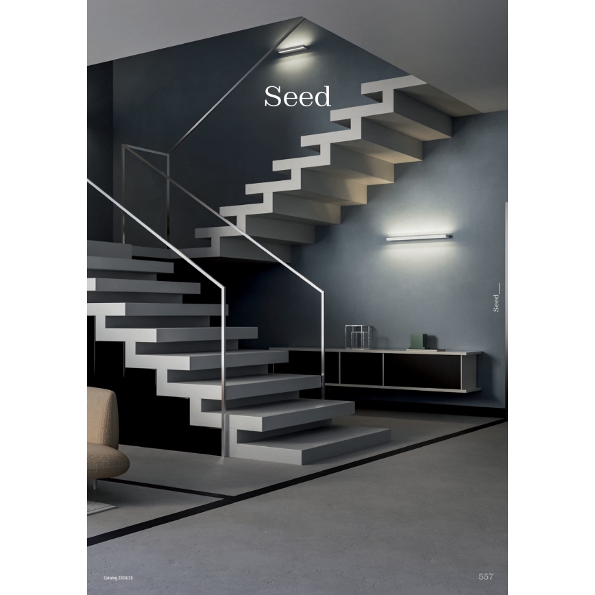 Redo 01-3552 - Φωτιστικό τοίχου LED SEED LED/15W/230V λευκό