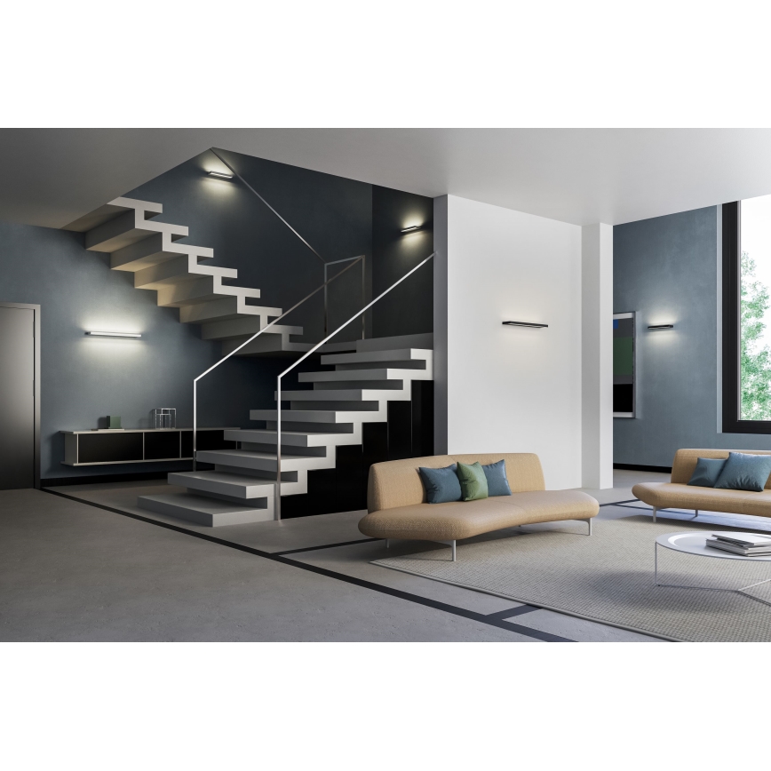 Redo 01-3555 - Φωτιστικό τοίχου LED SEED LED/30W/230V μαύρο