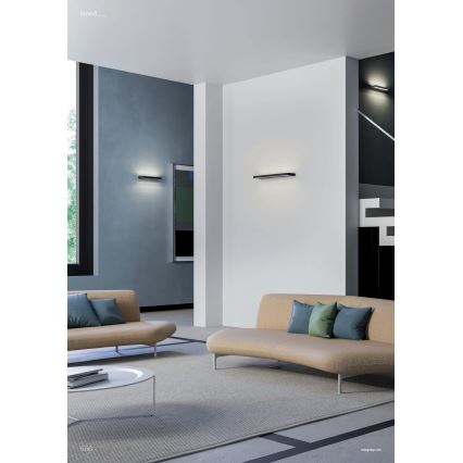 Redo 01-3555 - Φωτιστικό τοίχου LED SEED LED/30W/230V μαύρο