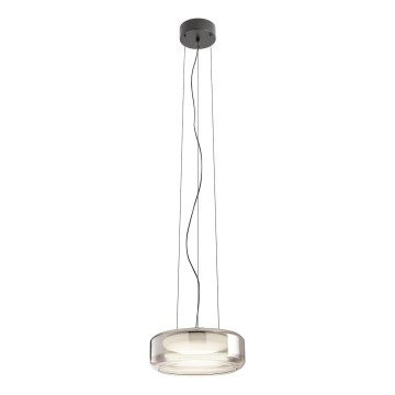 Redo 01-3591 -  Κρεμαστό φωτιστικό οροφής LED SOLERA LED/24W/230V διάμετρος 35 cm CRI 93 3000/4000K γκρι