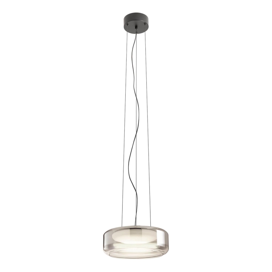Redo 01-3591 -  Κρεμαστό φωτιστικό οροφής LED SOLERA LED/24W/230V διάμετρος 35 cm CRI 93 3000/4000K γκρι