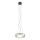Redo 01-3591 -  Κρεμαστό φωτιστικό οροφής LED SOLERA LED/24W/230V διάμετρος 35 cm CRI 93 3000/4000K γκρι