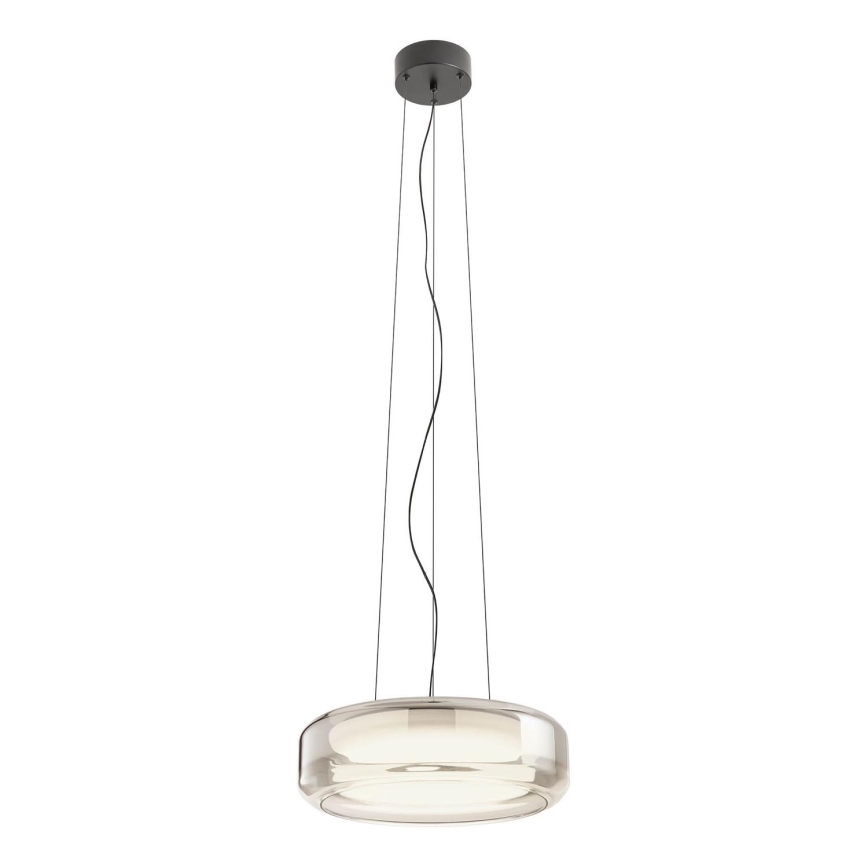 Redo 01-3592 -  Κρεμαστό φωτιστικό οροφής LED SOLERA LED/36W/230V διάμετρος 45 cm CRI 93 3000/4000K γκρι