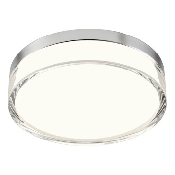 Redo 01-3727 - Φωτιστικό οροφής μπάνιου LED FRISBI LED/12W/230V διάμετρος 23 cm CRI 90 3000/4000K IP44 γυαλιστερό χρώμιο