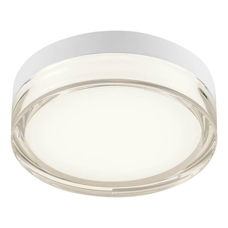 Redo 01-3729 - Φωτιστικό οροφής μπάνιου LED FRISBI LED/8W/230V διάμετρος 15 cm CRI 90 IP44 λευκό