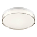 Redo 01-3732 - LED Οροφωτιστικό Μπάνιου FRISBI LED/18W/230V διάμ. 28 εκ. CRI 90 3000/4000K IP44 λευκό