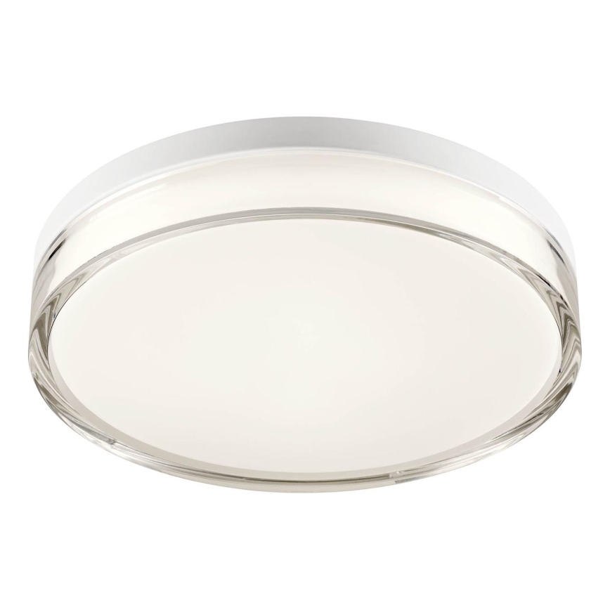 Redo 01-3732 - LED Οροφωτιστικό Μπάνιου FRISBI LED/18W/230V διάμ. 28 εκ. CRI 90 3000/4000K IP44 λευκό