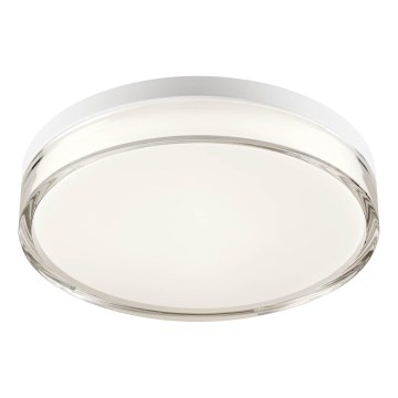 Redo 01-3732 - Φωτιστικό οροφής μπάνιου LED FRISBI LED/18W/230V διάμετρος 28 cm CRI 90 3000/4000K IP44 λευκό