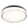 Redo 01-3736 - Φωτιστικό οροφής μπάνιου LED FRISBI LED/18W/230V διάμετρος 28 cm CRI 90 3000/4000K IP44 μαύρο