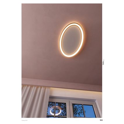 Redo 01-3810 - Ρυθμιζόμενο LED φωτιστικό οροφής NOBU LED/80W/230V 3000/4000K CRI 90 χρυσό