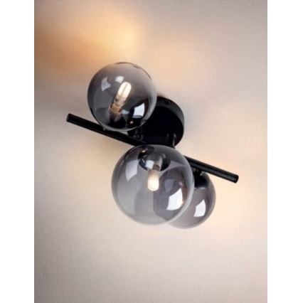 Redo 01-3988 - Πλαφονιέρα οροφής ASTRA 3xG9/8W/230V μαύρο