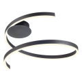 Redo 01-4012 - Ρυθμιζόμενο φωτιστικό οροφής SCROLL LED/38W/230V 3000K/4000K/6000K CRI 90 pr. 60 cm μαύρο
