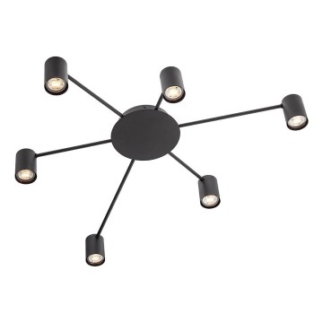 Redo 01-4052 - Φωτιστικό σποτ NOA 6xGU10/10W/230V μαύρο