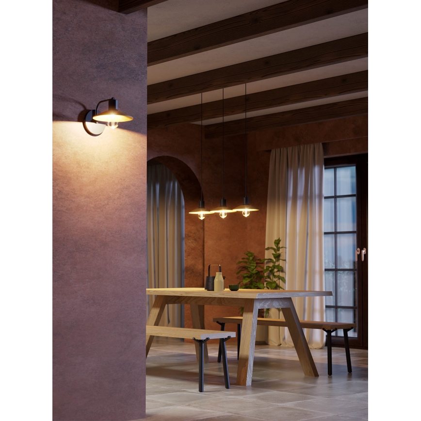 Redo 01-4053 - Λάμπα τοίχου FRESNO 1xE27/42W/230V