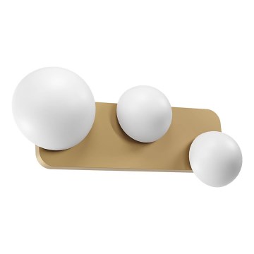 Redo 01-4329 - LED Επιτοίχιο φωτιστικό LUMIEN 3xLED/18W/230V 2700/3000K CRI 90 λευκό/χρυσό