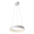 Redo 01-671 -  Κρεμαστό φωτιστικό οροφής LED LOOP LED/38W/230V διάμετρος 45 cm λευκό