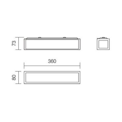 Redo 01-703 - Επιτοίχιο φωτιστικό μπάνιου EGO 2xE14/28W/230V 36 cm IP44 γυαλιστερό χρώμιο