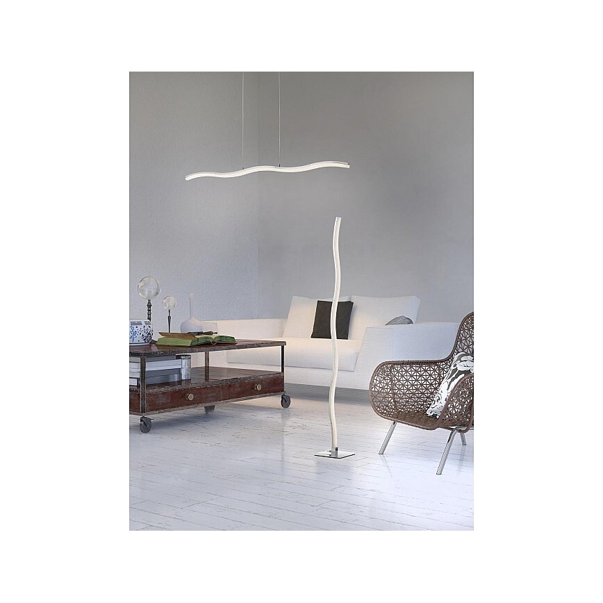 Redo 01-893 - Κρεμαστό φωτιστικό LED σε καλώδιο PULSE LED/23,1W/230V ματ χρώμιο