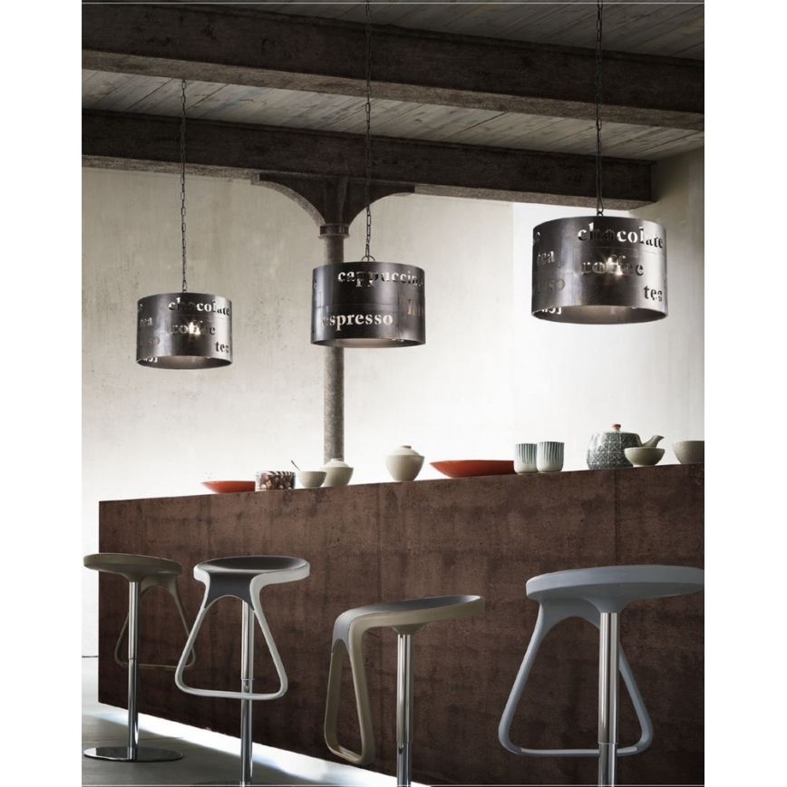 Redo 01-938 - Πολύφωτο σε σχοινί BISTRO 3xE27/42W/230V