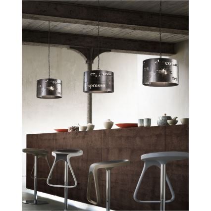 Redo 01-938 - Πολύφωτο σε σχοινί BISTRO 3xE27/42W/230V
