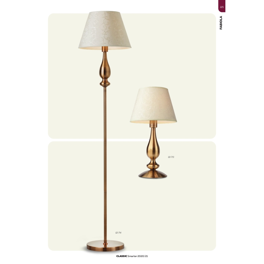 Redo 02-713 - Επιτραπέζια λάμπα FABIOLA 1xE27/28W/230V