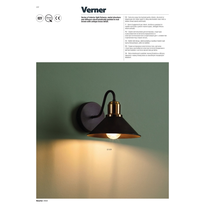 Redo 02-935 - Πολύφωτο σε αλυσίδα VERNER 3xE27/42W/230V