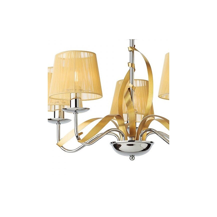 Redo 02-952 - Πολύφωτο με αλυσίδα VIRTUU 5xE14/28W/230V