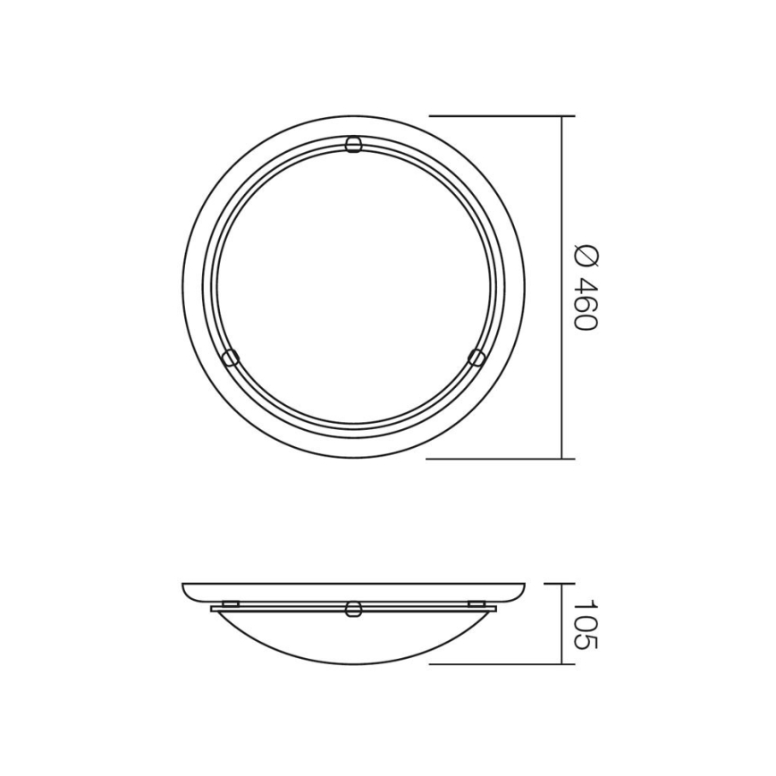 Redo 05-091 - Φωτιστικό οροφής COSI 2xE27/42W/230V