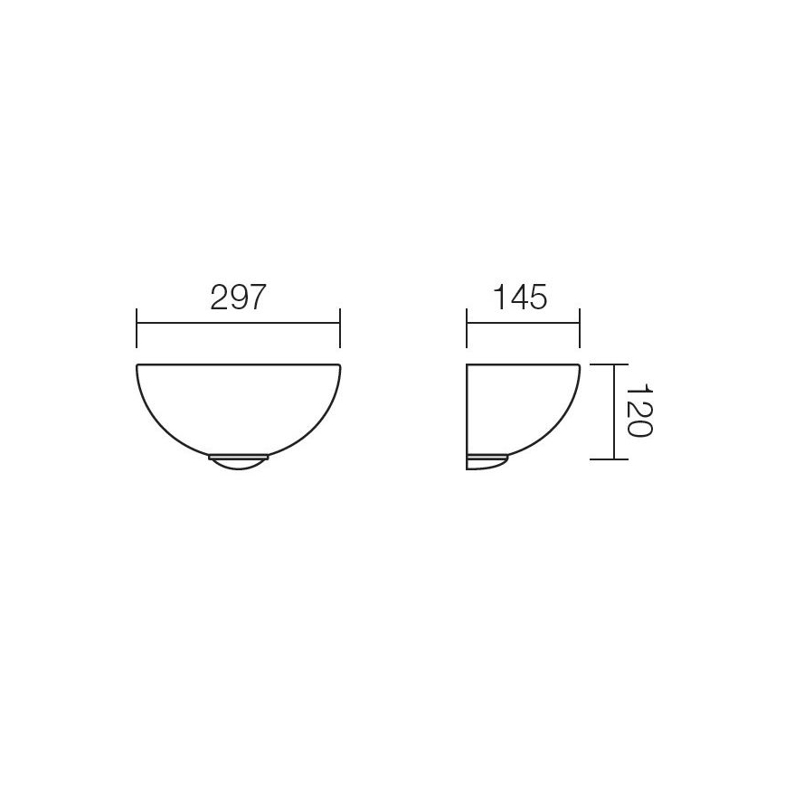 Redo 05-759 - Φωτιστικό τοίχου SPIRA 1xE27/42W/230V
