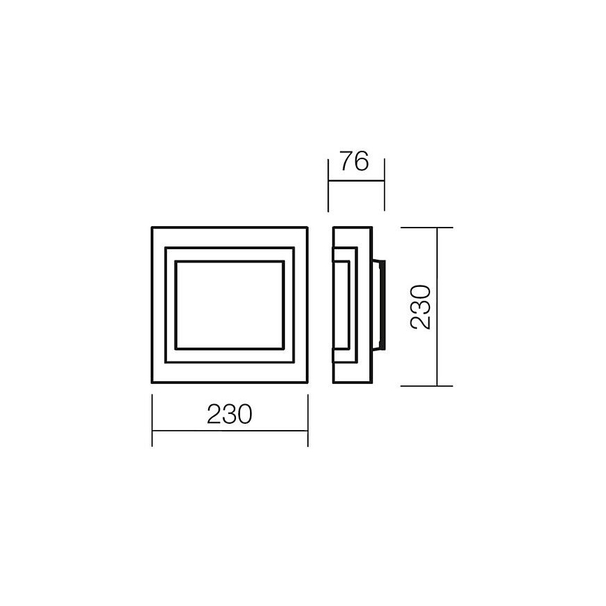 Redo 05-827 - Φωτιστικό τοίχου SPECTRE 1xE27/42W/230V γυαλιστερό χρώμιο/λευκό