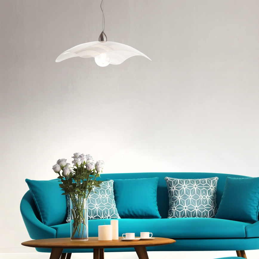 Redo 05-877 - Κρεμαστό φωτιστικό με καλώδιο COCOON 1xE27/42W/230V εκρού