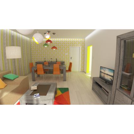 Redo 06-032 - Πολύφωτο σε σχοινί COLINE 1xE27/42W/230V