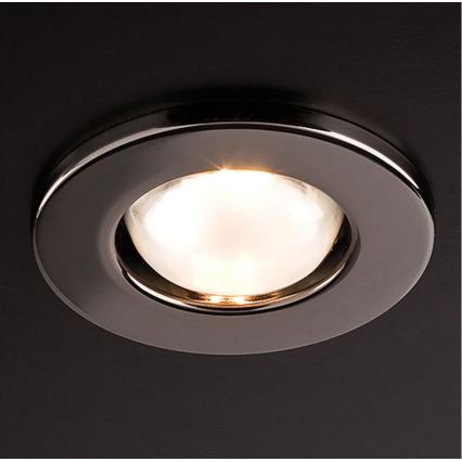 Redo 70217 - Εντοιχισμένο φωτιστικό οροφής FR 1xE14/30W/230V μαύρο χρώμιο
