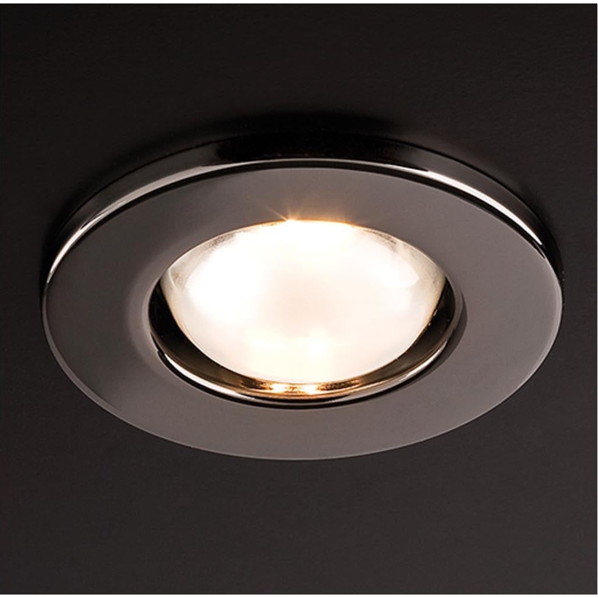 Redo 70217 - Εντοιχισμένο φωτιστικό οροφής FR 1xE14/30W/230V μαύρο χρώμιο