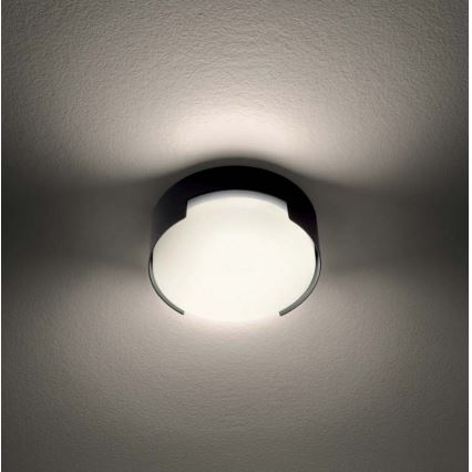 Redo 90004 - Φωτιστικό οροφής εξωτερικού χώρου LED SKOR LED/12W/230V διάμετρος 15 cm IP54 καφέ