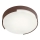Redo 90006 - Φωτιστικό οροφής εξωτερικού χώρου LED SKOR LED/16W/230V διάμετρος 25 cm IP54 καφέ