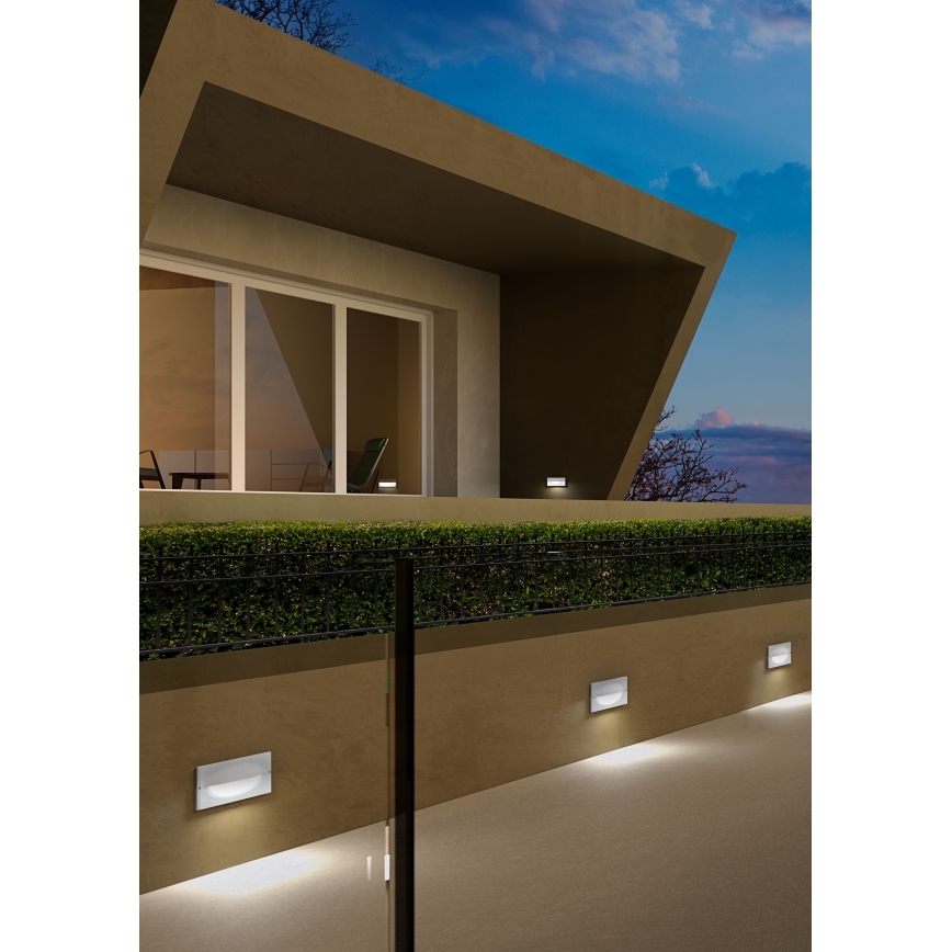 Redo 90009 - LED εξωτερικό φωτιστικό προσανατολισμού TAMPA LED/11W/230V IP54 λευκό