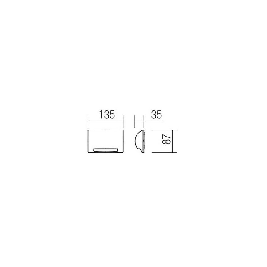 Redo 90009 - LED εξωτερικό φωτιστικό προσανατολισμού TAMPA LED/11W/230V IP54 λευκό
