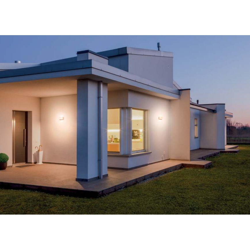 Redo 90038 - Εξωτερικό επιτοίχιο φωτιστικό LED SEBRA LED/15W/230V IP54