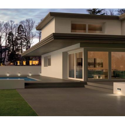 Redo 90070 - LED επιτοίχιο φωτιστικό εξωτερικού χώρου SAPO LED/3W/230V IP65