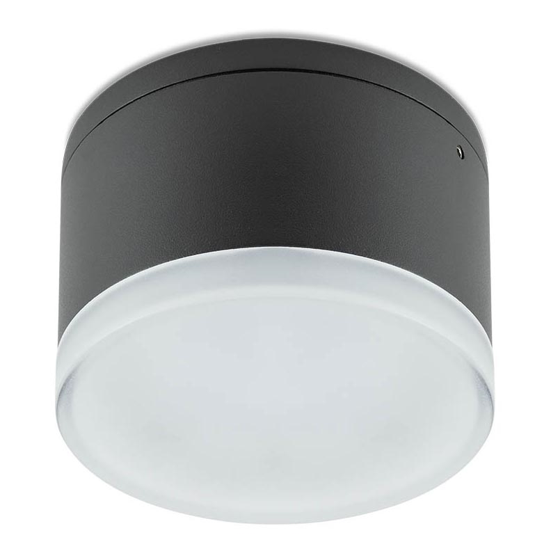 Redo 90107 - Φωτιστικό οροφής εξωτερικού χώρου LED AKRON 1xLED/9W/230V διάμετρος 10,8 cm IP54