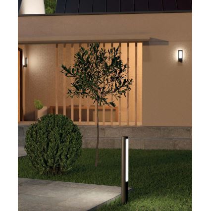 Redo 90125 - Εξωτερικό φωτιστικό LED DOLMEN LED/12,44W/230V IP54 ανθρακί