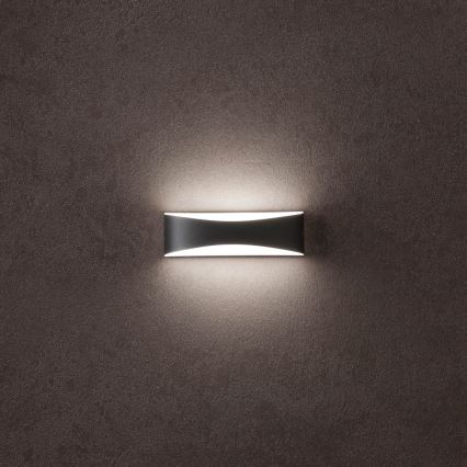 Redo 90126 - LED επιτοίχιο φωτιστικό εξωτερικού χώρου AXEL LED/7W/230V 3000 IP65 ανθρακί