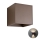 Redo 90174 - Επιτοίχιο φωτιστικό εξωτερικού χώρου LED VARY 2xLED/6W/230V 3000K IP54 καφέ