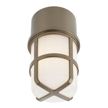Redo 90193 - Εξωτερικό σποτ φωτιστικό TRITON 1xE27/28W/230V IP54 ορείχαλκος
