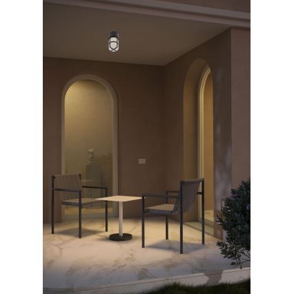 Redo 90195 - Εξωτερικό σποτ φωτιστικό TRITON 1xE27/28W/230V IP54 μαύρο