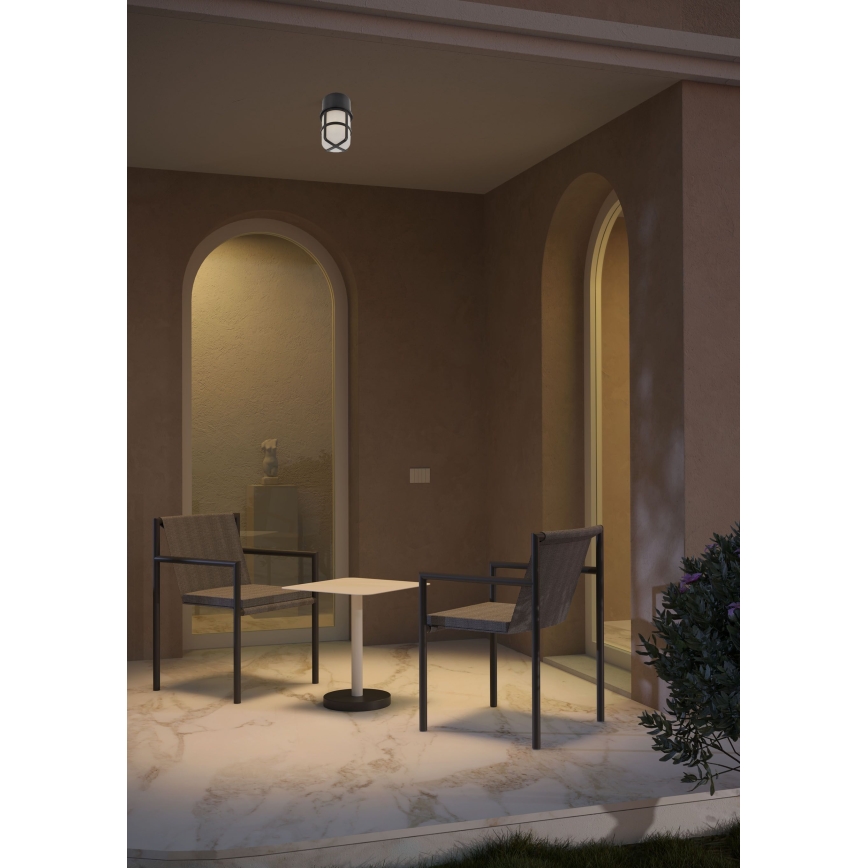 Redo 90195 - Εξωτερικό σποτ φωτιστικό TRITON 1xE27/28W/230V IP54 μαύρο